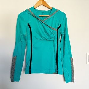 Rare Lululemon Run Cross Train Pullover Oasis Size 6